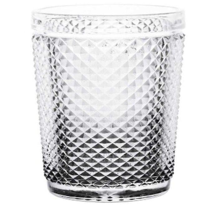 Pahar Diamant Transparent Antracit Sticlă 300 ml (6 Unități)