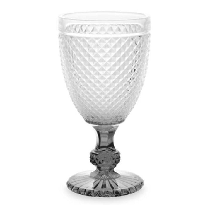 Pahar Diamant Transparent Antracit Sticlă 256 ml (6 Unități)