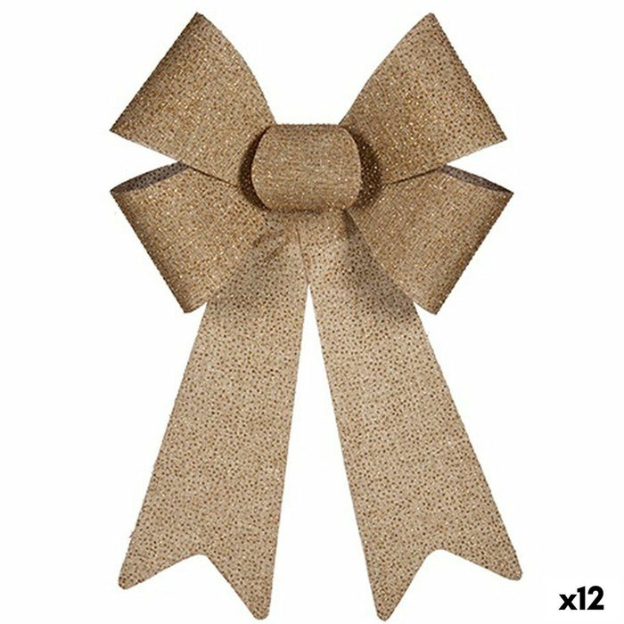 Fundă Auriu* PVC 26 x 34 x 5 cm (12 Unități)