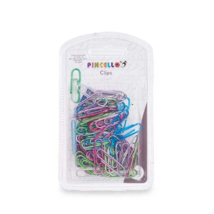 Clips Mic Multicolor Metal (24 Unități)