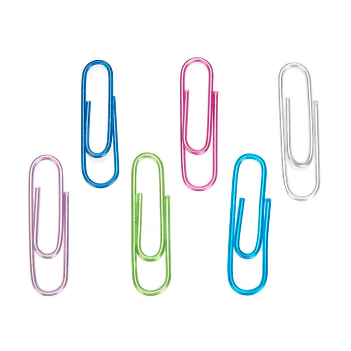 Clips Mic Multicolor Metal (24 Unități)