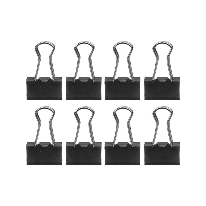 Cârlige Clips Mic Negru Metal (24 Unități)