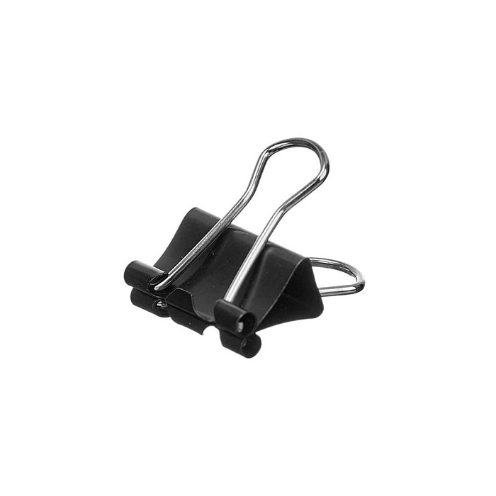 Cârlige Clips Mic Negru Metal (24 Unități)