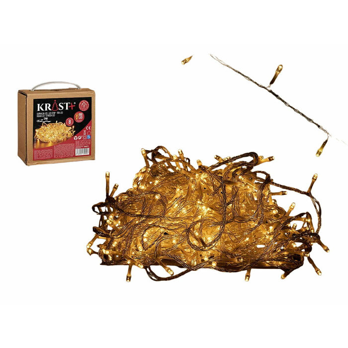 Ghirlandă de lumini LED Lumină caldă 24 m Transparent 9 W (4 Unități)