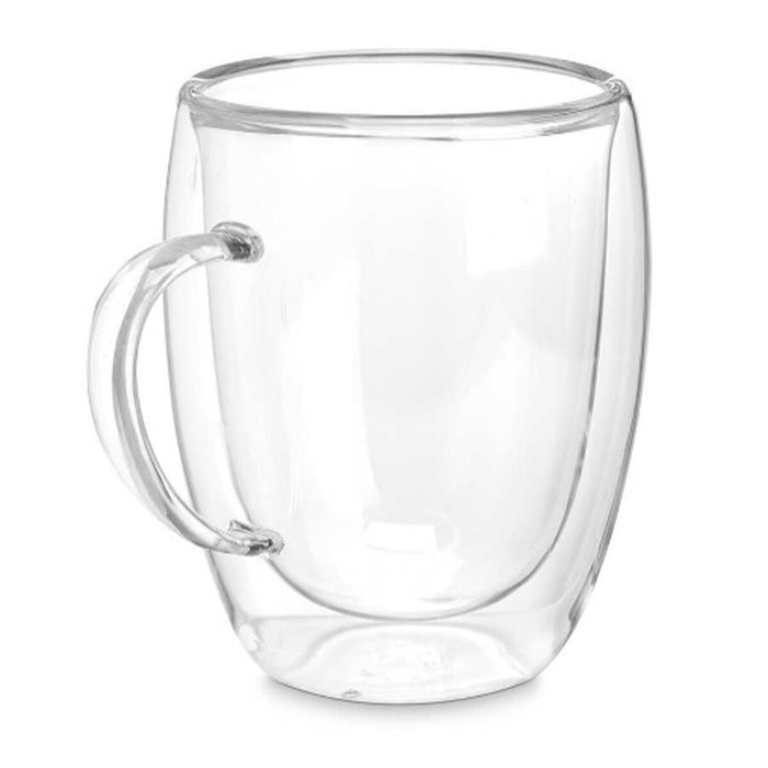 Cană tip Halbă Transparent Sticlă borosilicată 343 ml (24 Unități)