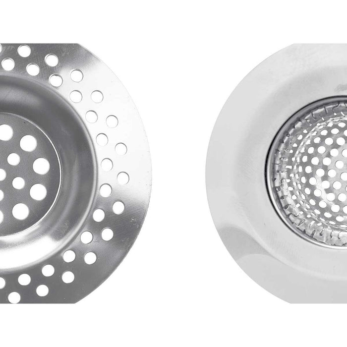 Filtre pentru chiuvete Ø 7 cm Argintiu Oțel inoxidabil (24 Unități)