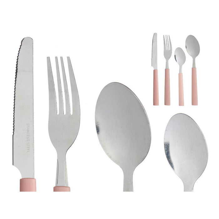 Set de Tacâmuri Oțel inoxidabil Plastic (12 Unități)