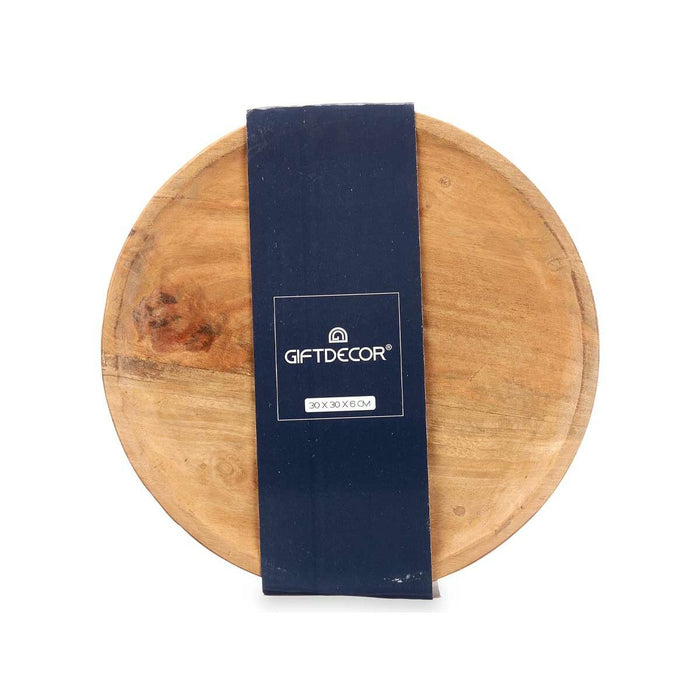 Decorațiune pentru Centrul Mesei Rotund Maro Lemn de mango 30 x 6 x 30 cm (8 Unități)