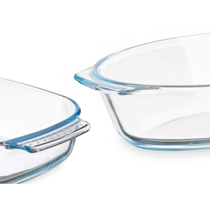 Set de Tăvi Transparent Sticlă borosilicată 700 ml 2 L (6 Unități)