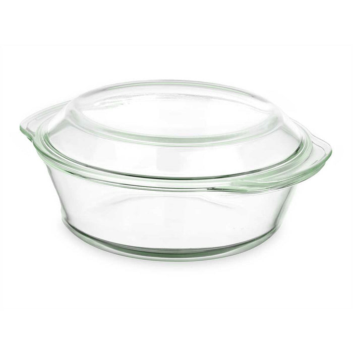 Caserolă Cu Capac Transparent Sticlă borosilicată 2 L (8 Unități)