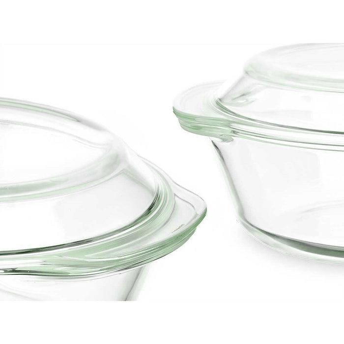 Cratițe Set Sticlă borosilicată Transparent 700 ml 1 L 1,5 L (4 Unități)