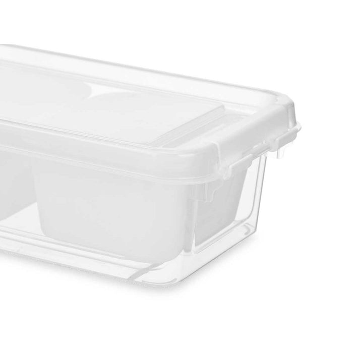 Organizator Alb Plastic 28,2 x 6 x 11,7 cm (12 Unități)