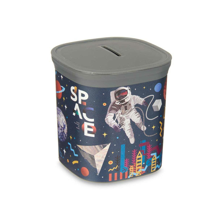 Pușculiță Multicolor Astronaut / Astronaută Plastic 9 x 10,2 x 9 cm (48 Unități)
