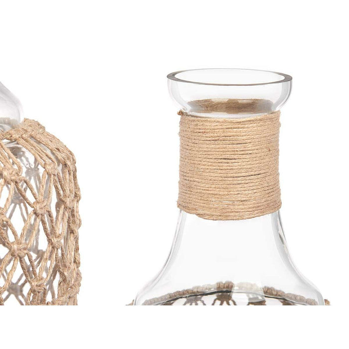 Sticlă (de pus lichide) Decorativă Transparent Natural Sticlă Въже 19 x 48 cm (2 Unități)