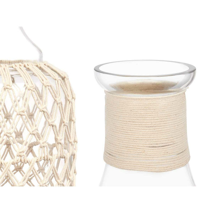 Sticlă (de pus lichide) Decorativă Alb Transparent Sticlă Въже 18 x 38 cm (4 Unități)