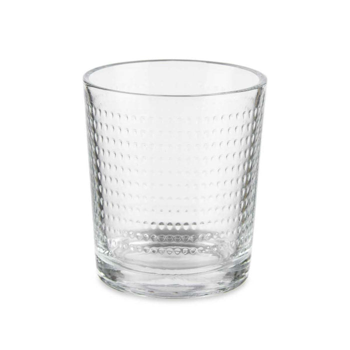 Set de pahare Puncte Transparent Sticlă 265 ml (8 Unități)