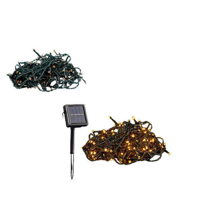 Ghirlandă de lumini LED Lumină caldă Solar Alb 20 m (4 Unități)