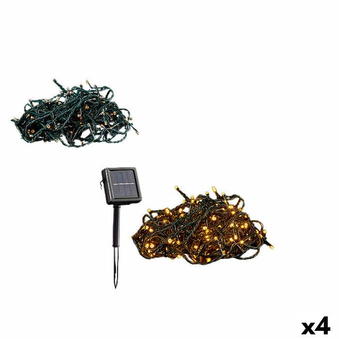 Ghirlandă de lumini LED Lumină caldă Solar Alb 20 m (4 Unități)