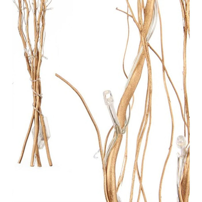 Buchete Lumină LED Auriu* 20 x 90 x 6 cm (12 Unități)