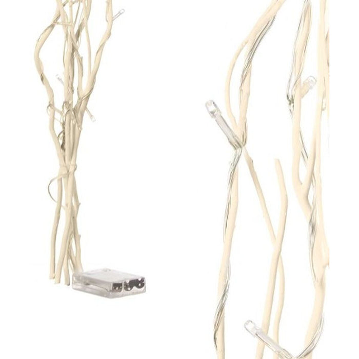 Buchete Lumină LED Maro Deschis 20 x 90 x 6 cm (12 Unități)