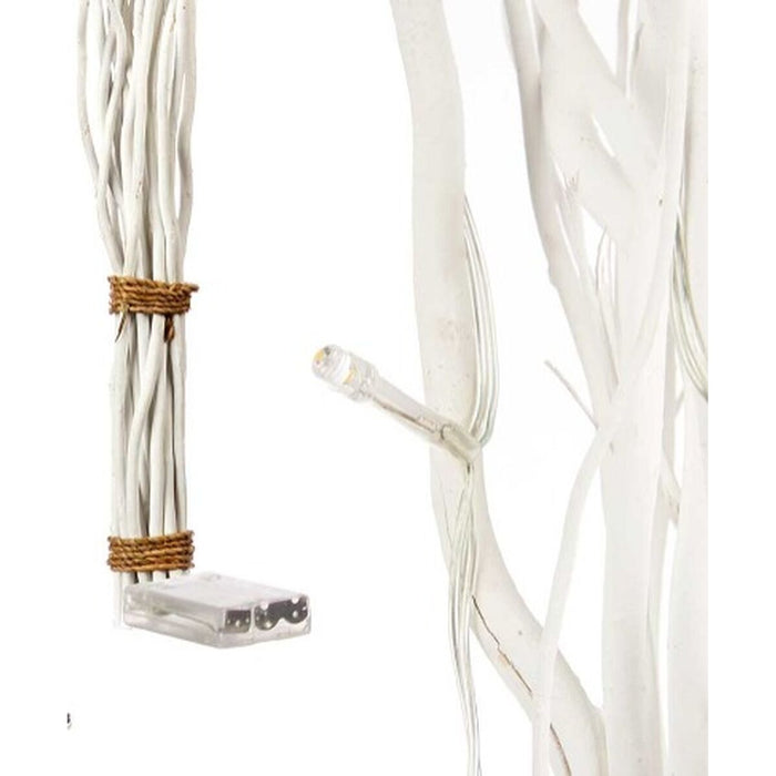 Buchete Lumină LED Alb 10 x 120 x 10 cm (8 Unități)