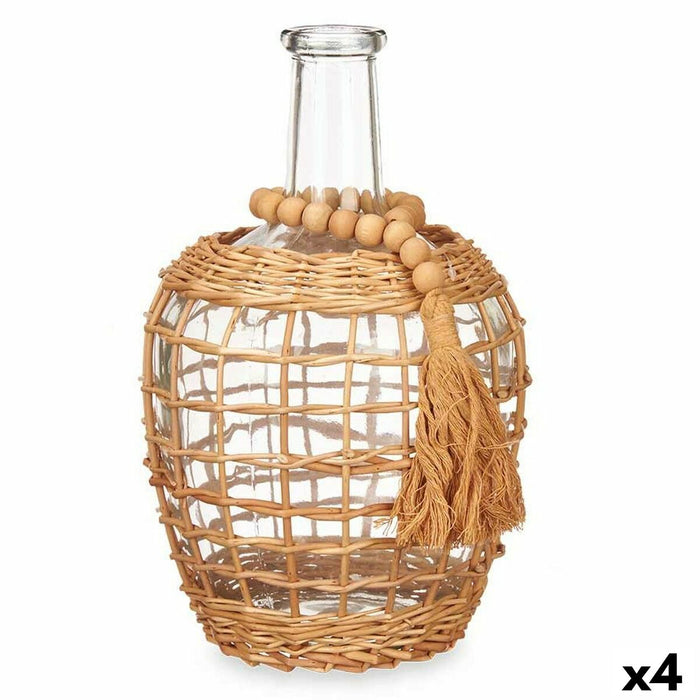 Carafă Decorativă Maro Geam 20 x 30 x 20 cm (4 Unități)