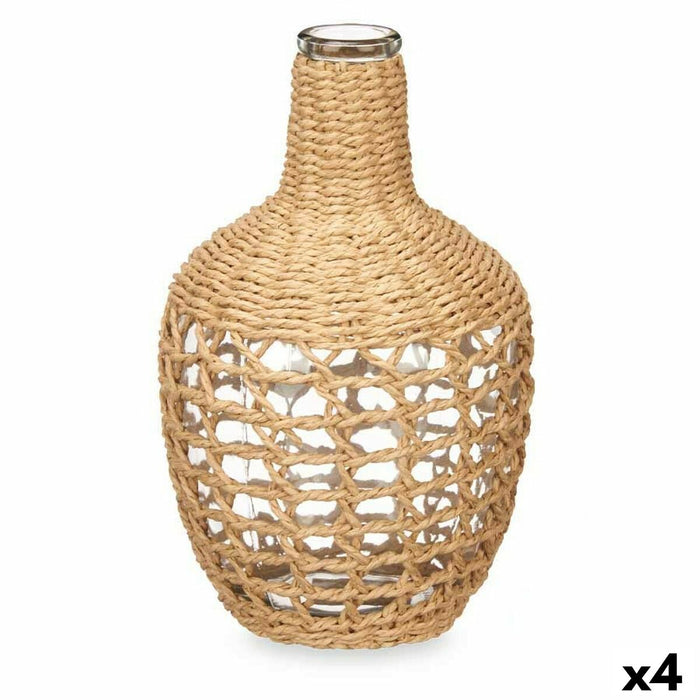 Carafă Decorativă Maro Geam 17 x 31 x 17 cm (4 Unități)
