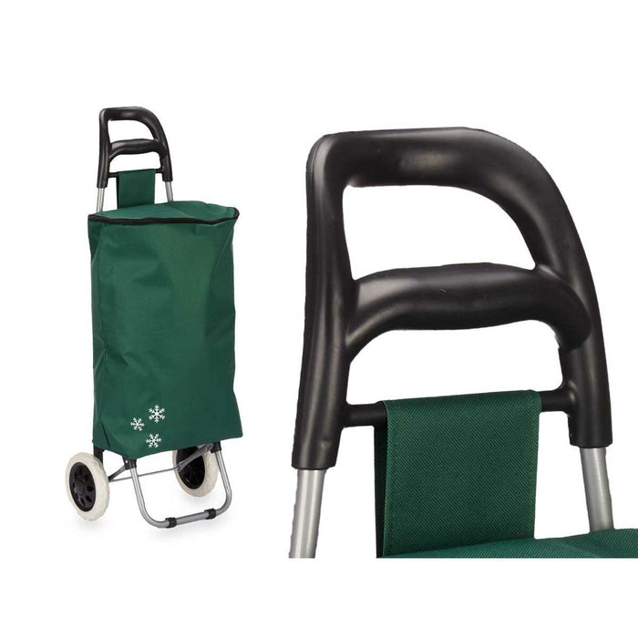 Cărucior de cumpărături Dublură termică Verde 32 L 86 x 10,5 x 35,5 cm (6 Unități)
