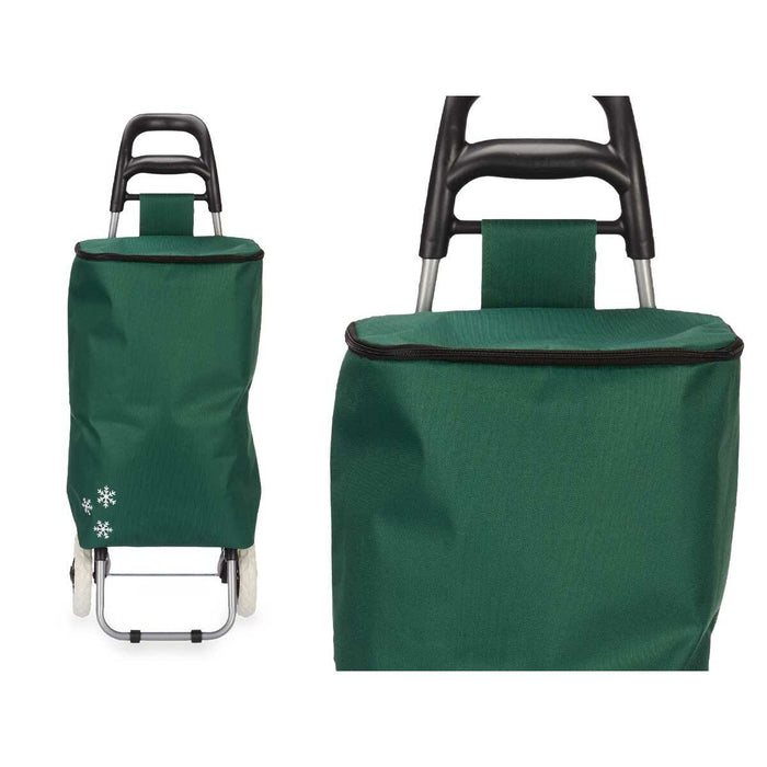 Cărucior de cumpărături Dublură termică Verde 32 L 86 x 10,5 x 35,5 cm (6 Unități)