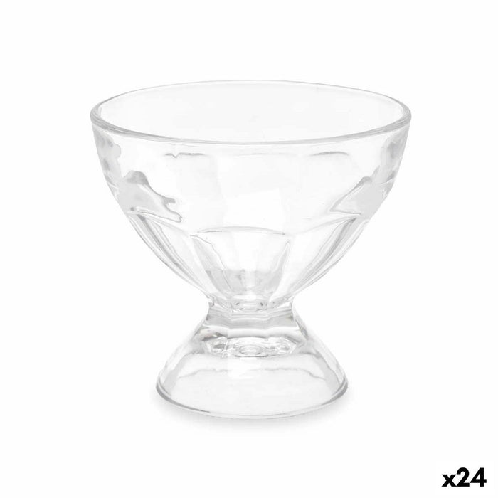 Pahar de îngheţată și milk shake 280 ml Transparent Sticlă (24 Unități)