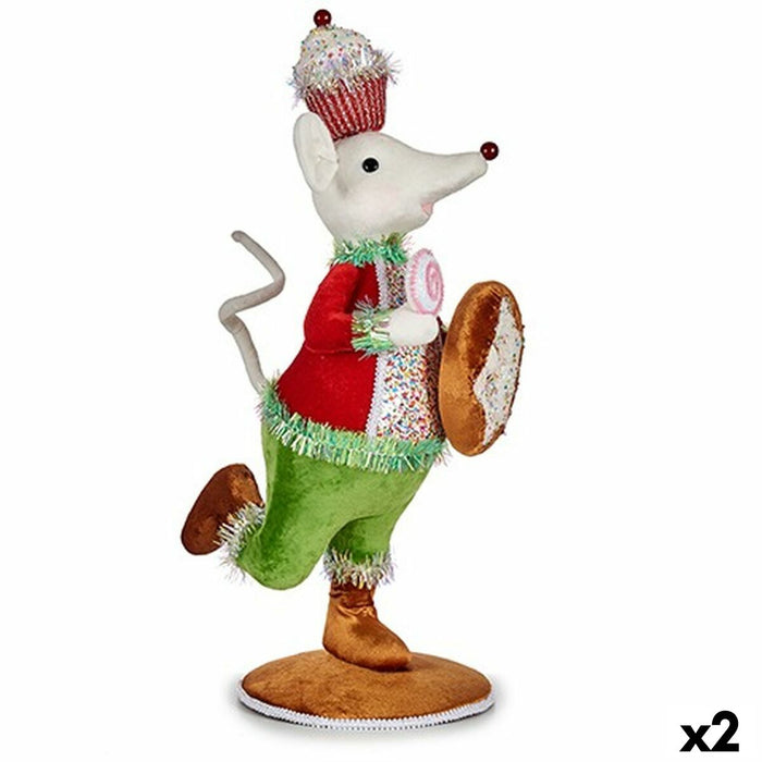 Figură Decorativă Mouse 20 x 55 x 24 cm (2 Unități)