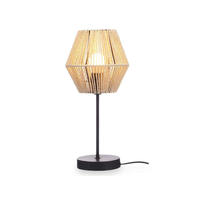 Lampă de masă 40 W Въже Maro Negru 17,5 x 37 x 17,5 cm (6 Unități)