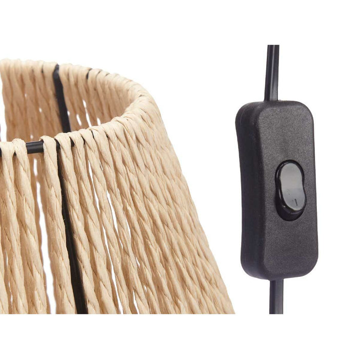 Lampă de masă 40 W Въже Maro Negru 17,5 x 37 x 17,5 cm (6 Unități)