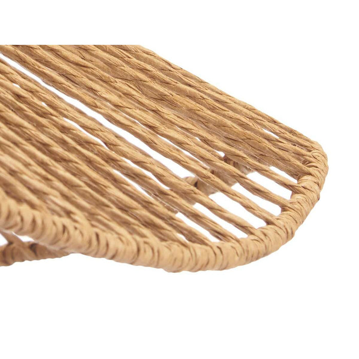 Lustră Въже 60 W Maro Negru Metal Hârtie Plastic 55 x 16 x 55 cm (4 Unități)