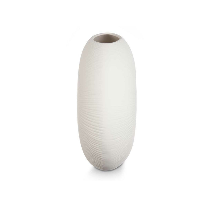 Vază Rotund Alb Ceramică 40 x 34,5 x 16 cm (2 Unități)