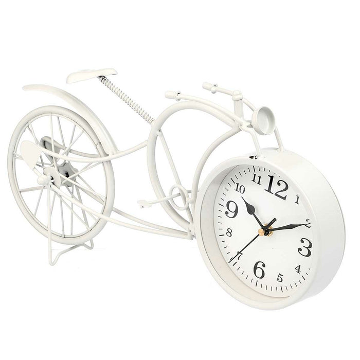 Stolní hodiny Bicicletă Alb Metal 40 x 19,5 x 7 cm (4 Unități)