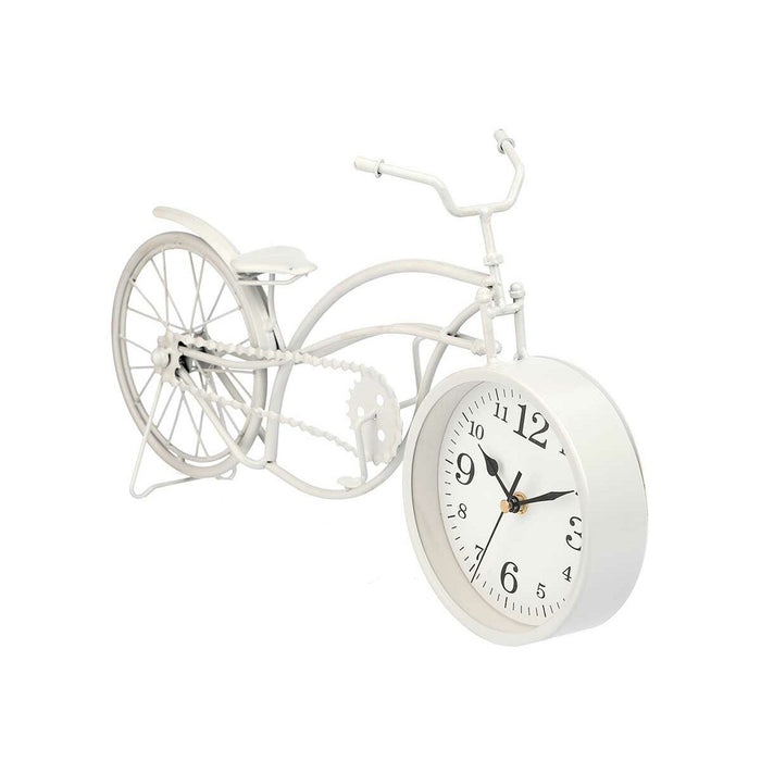 Stolní hodiny Bicicletă Alb Metal 42 x 24 x 10 cm (4 Unități)