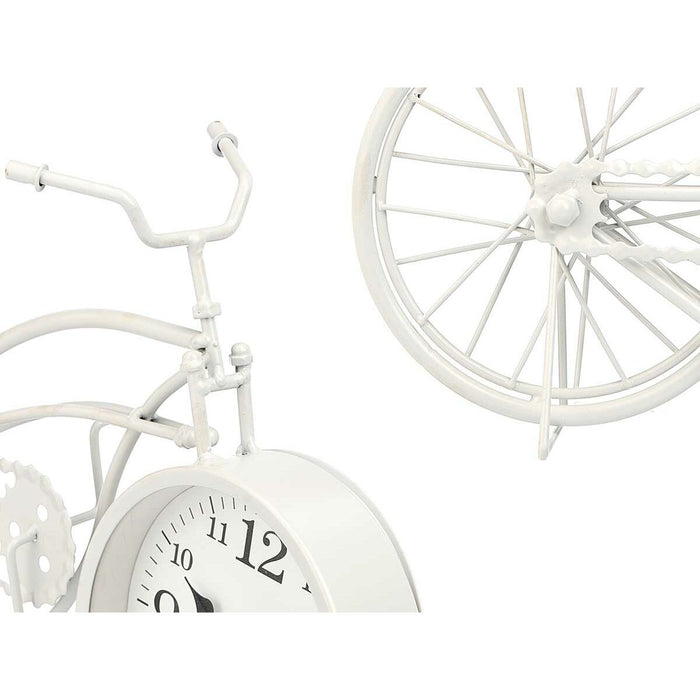 Stolní hodiny Bicicletă Alb Metal 42 x 24 x 10 cm (4 Unități)