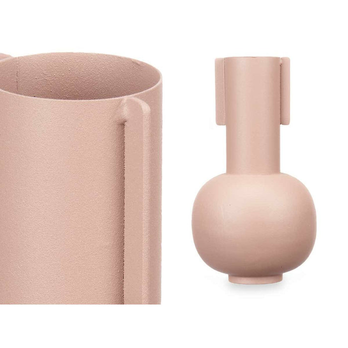 Vază Nisip Oțel 14 x 18 x 14 cm (6 Unități)