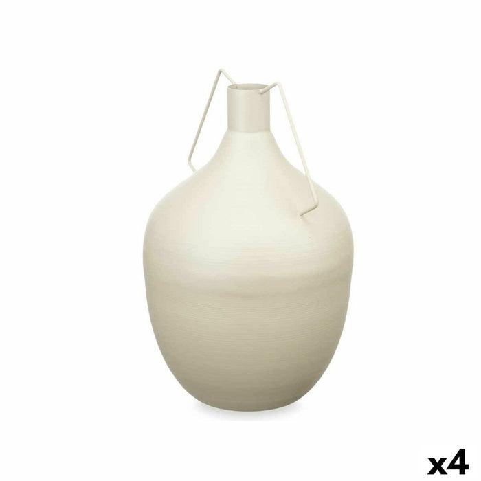 Vază Carafă Maro Deschis Oțel 22 x 43 x 22 cm (4 Unități)