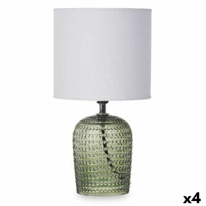 Lampă de masă Puncte 40 W Verde Geam 17 x 31 x 17 cm (4 Unități)