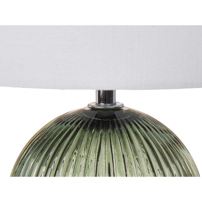 Lampă de masă Dungi 40 W Verde Geam 25,5 x 43,5 x 25,5 cm (4 Unități)