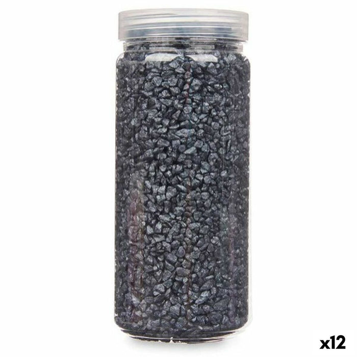 Pietre decorative Negru 2 - 5 mm 700 g (12 Unități)