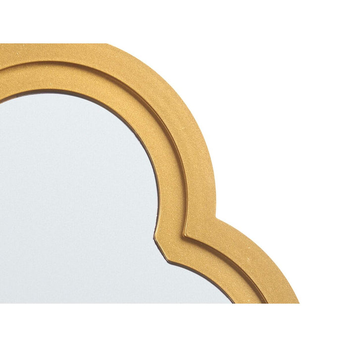Set de Oglinzi Floare Auriu* polipropilenă 78 x 26 x 2,5 cm (6 Unități)