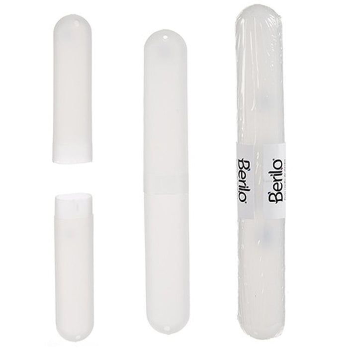 Suport pentru periuțe de dinți Transparent polipropilenă 20 x 2 x 3 cm (24 Unități)