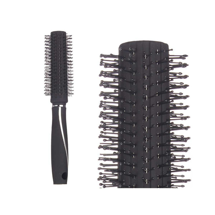 Apvalus šepetys Negru Silicon Plastic (12 Unități)