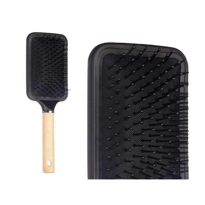 Perie Maro Negru Lemn Silicon Plastic (12 Unități)