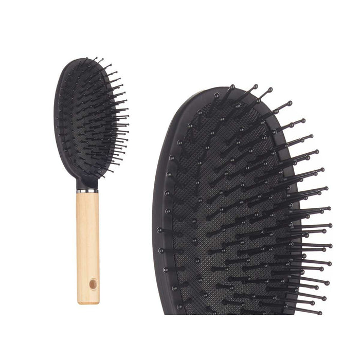 Perie Maro Negru Lemn Silicon Plastic (12 Unități)