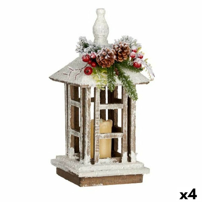 Lanternă LED Alb Maro 17 x 39 x 17 cm (4 Unități)