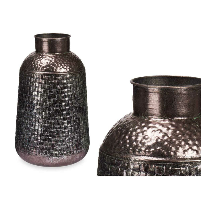 Vază Argintiu Metal 22,5 x 39,5 x 22,5 cm (4 Unități) Cu descărcare